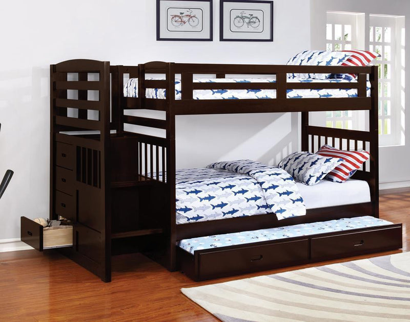 Dublin Bunk Bed - Twin Over Twin Bunk Bed-Washburn's Home Furnishings