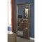 Dulal - Antique Silver Finish - Floor Mirror-Washburn's Home Furnishings