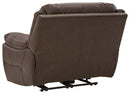 Dunleith - Chocolate - Zero Wall Recliner W/pwr Hdrst-Washburn's Home Furnishings