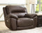 Dunleith - Chocolate - Zero Wall Recliner W/pwr Hdrst-Washburn's Home Furnishings