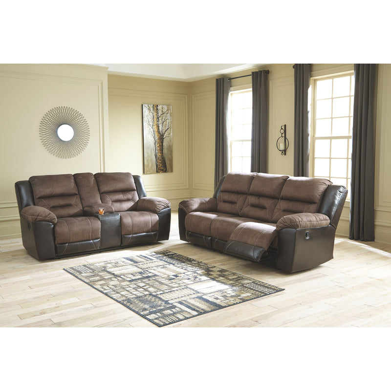 Earhart - Chestnut - Reclining Sofa-Washburn's Home Furnishings