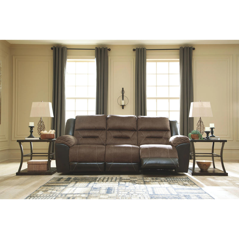 Earhart - Chestnut - Reclining Sofa-Washburn's Home Furnishings