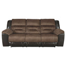 Earhart - Chestnut - Reclining Sofa-Washburn's Home Furnishings