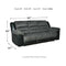 Earhart - Slate - Reclining Sofa-Washburn's Home Furnishings