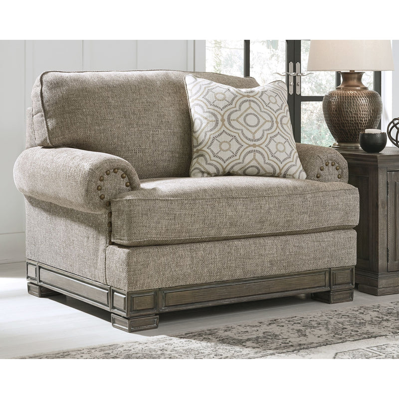 Einsgrove - Sandstone - 2 Pc. - Chair And A Half With Ottoman-Washburn's Home Furnishings