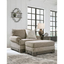 Einsgrove - Sandstone - 2 Pc. - Chair And A Half With Ottoman-Washburn's Home Furnishings