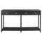 Eirdale - Black - Console Sofa Table-Washburn's Home Furnishings