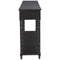 Eirdale - Black - Console Sofa Table-Washburn's Home Furnishings