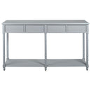 Eirdale - Gray - Console Sofa Table-Washburn's Home Furnishings