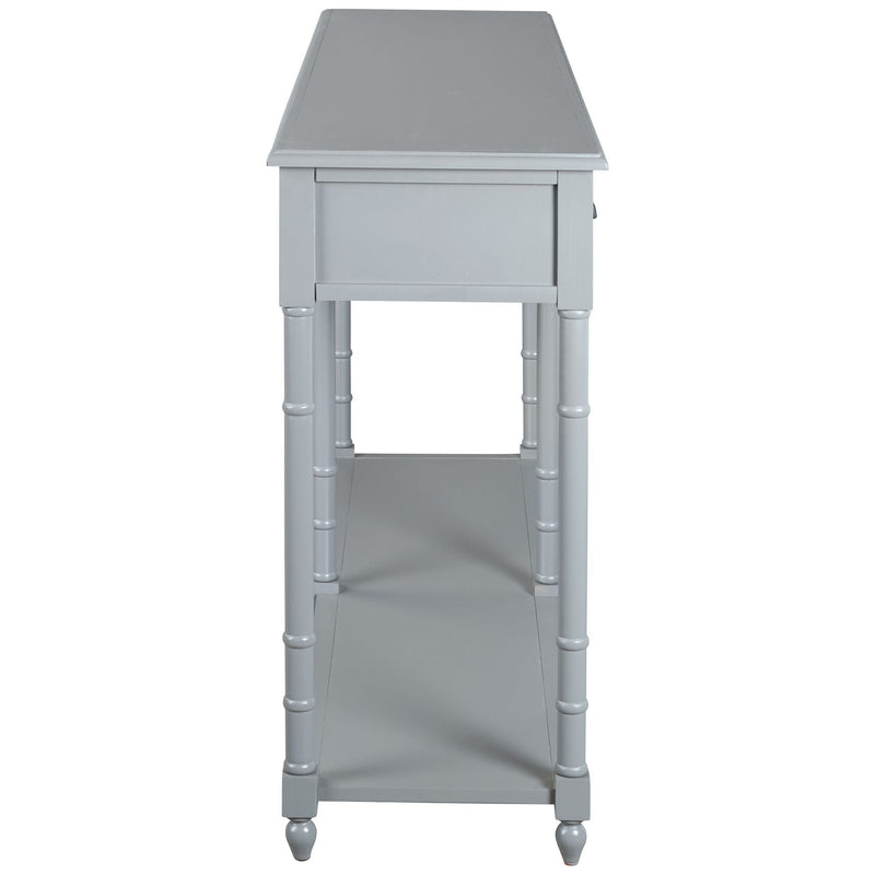 Eirdale - Gray - Console Sofa Table-Washburn's Home Furnishings