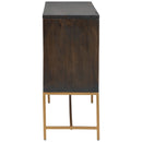 Elinmore - Brown/gold Finish - Accent Cabinet-Washburn's Home Furnishings