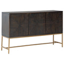 Elinmore - Brown/gold Finish - Accent Cabinet-Washburn's Home Furnishings