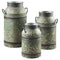 Elke - Antique Brown - Milk Can Set (3/cn)-Washburn's Home Furnishings