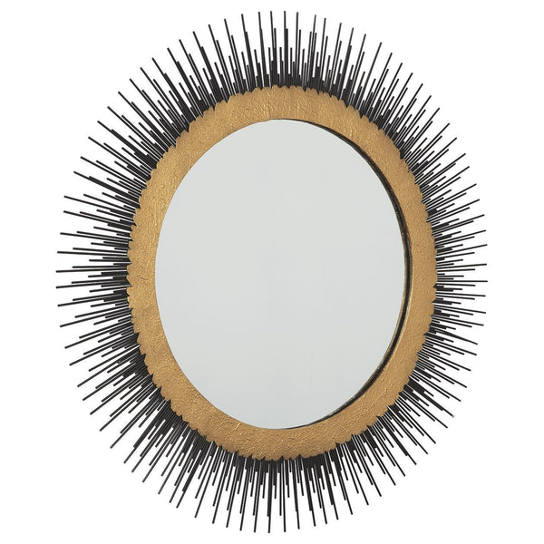 Elodie - Black/gold Finish - Accent Mirror-Washburn's Home Furnishings