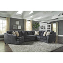 Eltmann - Slate - Left Arm Facing Cuddler 3 Pc Sectional-Washburn's Home Furnishings