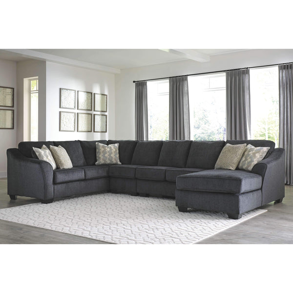 Eltmann - Slate - Left Arm Facing Sofa 4 Pc Sectional-Washburn's Home Furnishings