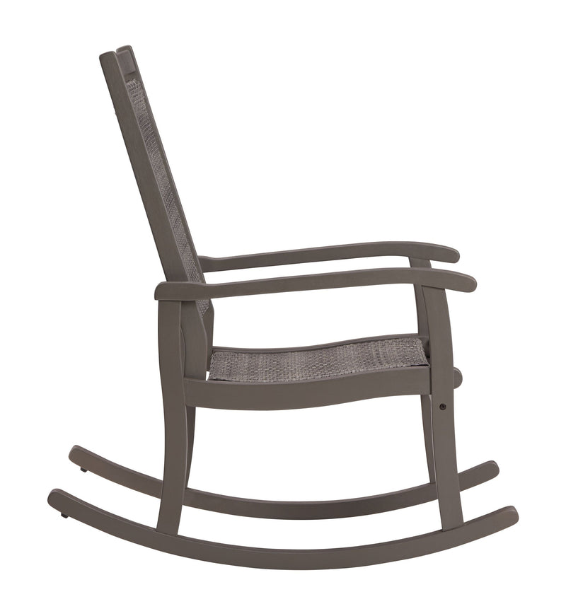 Emani - Gray - Rocking Chair-Washburn's Home Furnishings