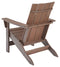 Emmeline - Brown - Adirondack Chair-Washburn's Home Furnishings