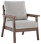 Emmeline - Brown/beige - Lounge Chair W/cushion (2/cn)-Washburn's Home Furnishings