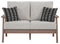 Emmeline - Brown/beige - Loveseat W/cushion-Washburn's Home Furnishings