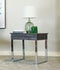 End Table - Dark Gray-Washburn's Home Furnishings