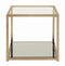 End Table With Mirror Shelf - Yellow-Washburn's Home Furnishings