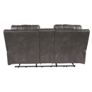 Erlangen - Midnight - Pwr Rec Loveseat/con/adj Hdrst-Washburn's Home Furnishings