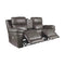 Ashley Erlangen - Midnight - PWR REC Loveseat/CON/ADJ HDRST-Washburn's Home Furnishings