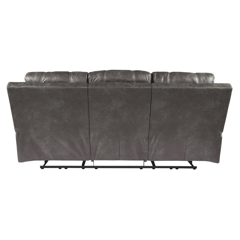 Erlangen - Midnight - Pwr Rec Sofa With Adj Headrest-Washburn's Home Furnishings