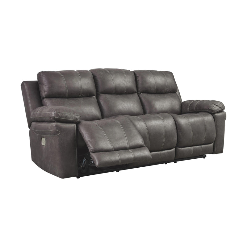 Erlangen - Midnight - Pwr Rec Sofa With Adj Headrest-Washburn's Home Furnishings