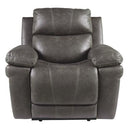 Erlangen Power Recliner W/Adjustable Headrest-Washburn's Home Furnishings