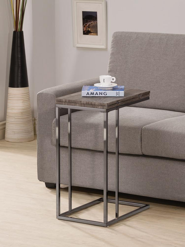 Expandable Top Accent Table Weathered - Grey-Washburn's Home Furnishings