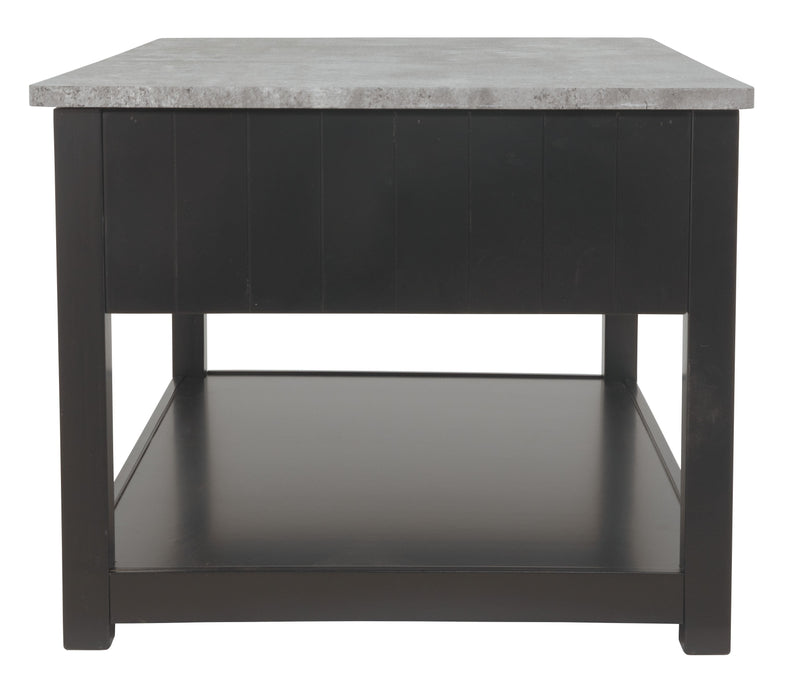 Ezmonei - Black/gray - Lift Top Cocktail Table-Washburn's Home Furnishings