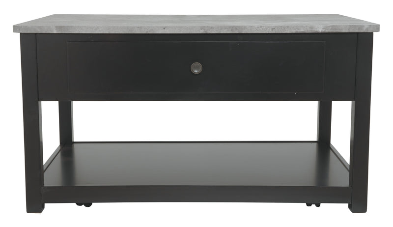 Ezmonei - Black/gray - Lift Top Cocktail Table-Washburn's Home Furnishings