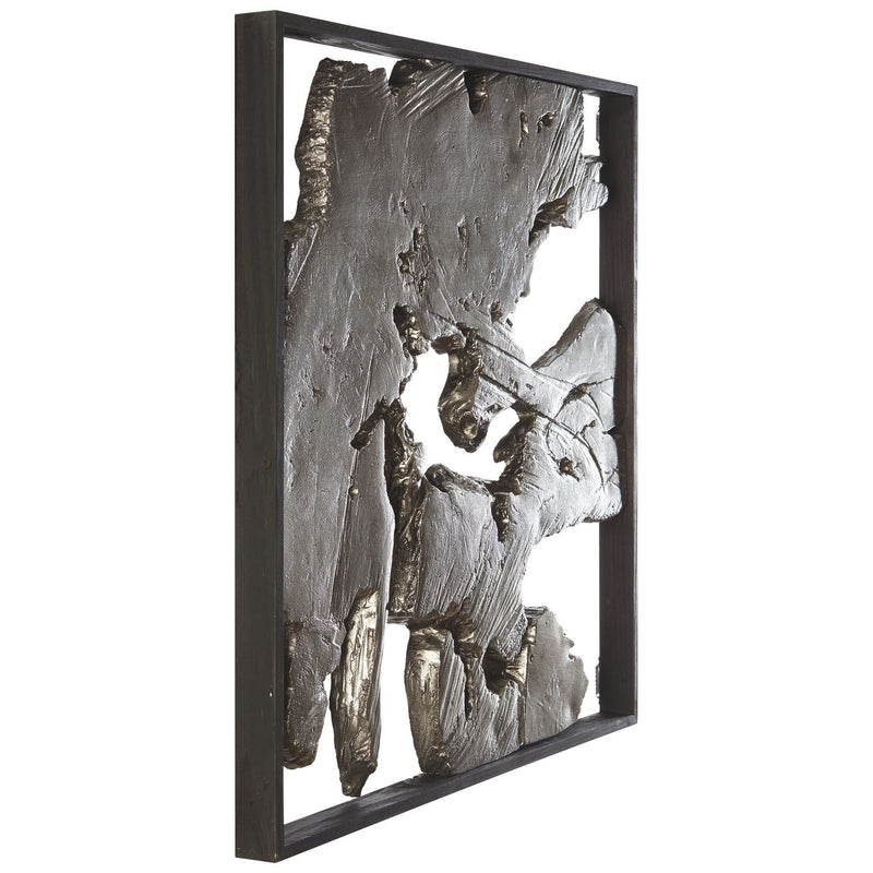 Fabiana - Black/silver Finish - Wall Decor-Washburn's Home Furnishings