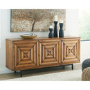 Fair - Warm Brown - Accent Cabinet-Washburn's Home Furnishings