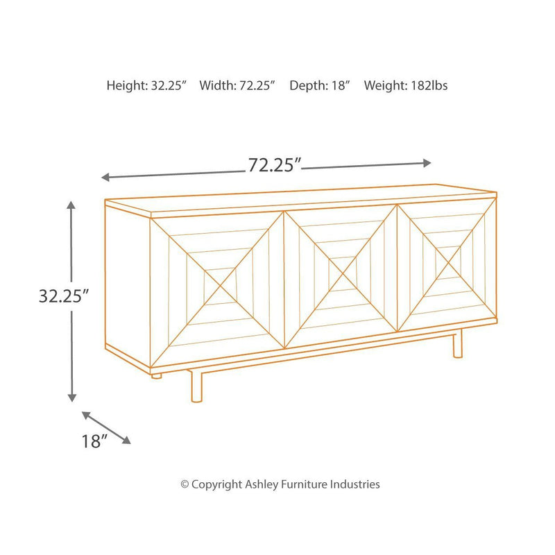 Fair - Warm Brown - Accent Cabinet-Washburn's Home Furnishings