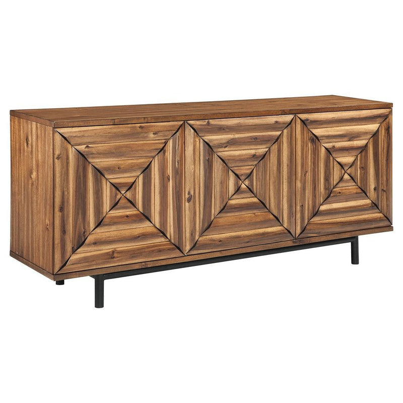 Fair - Warm Brown - Accent Cabinet-Washburn's Home Furnishings