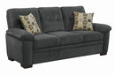 Fairbairn - Upholstered Sofa - Charcoal-Washburn's Home Furnishings