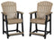 Fairen Trail - Black/driftwood - Barstool (2/cn)-Washburn's Home Furnishings