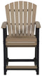 Fairen Trail - Black/driftwood - Barstool (2/cn)-Washburn's Home Furnishings