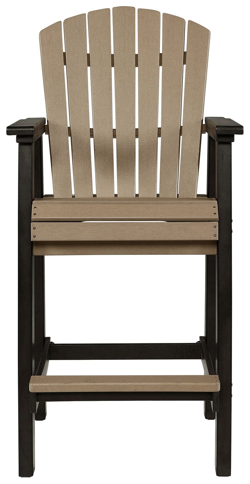 Fairen Trail - Black/driftwood - Tall Barstool (2/cn)-Washburn's Home Furnishings