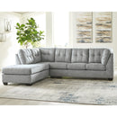 Falkirk - Steel - Left Arm Facing Corner Chaise Sectional-Washburn's Home Furnishings