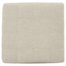 Falkirk - Parchment - Oversized Accent Ottoman-Washburn's Home Furnishings