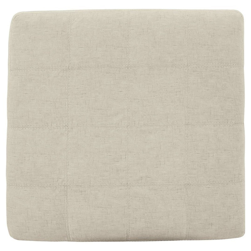 Falkirk - Parchment - Oversized Accent Ottoman-Washburn's Home Furnishings