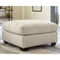 Falkirk - Parchment - Oversized Accent Ottoman-Washburn's Home Furnishings