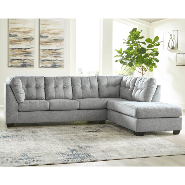 Falkirk - Steel - Left Arm Facing Sofa Sectional-Washburn's Home Furnishings