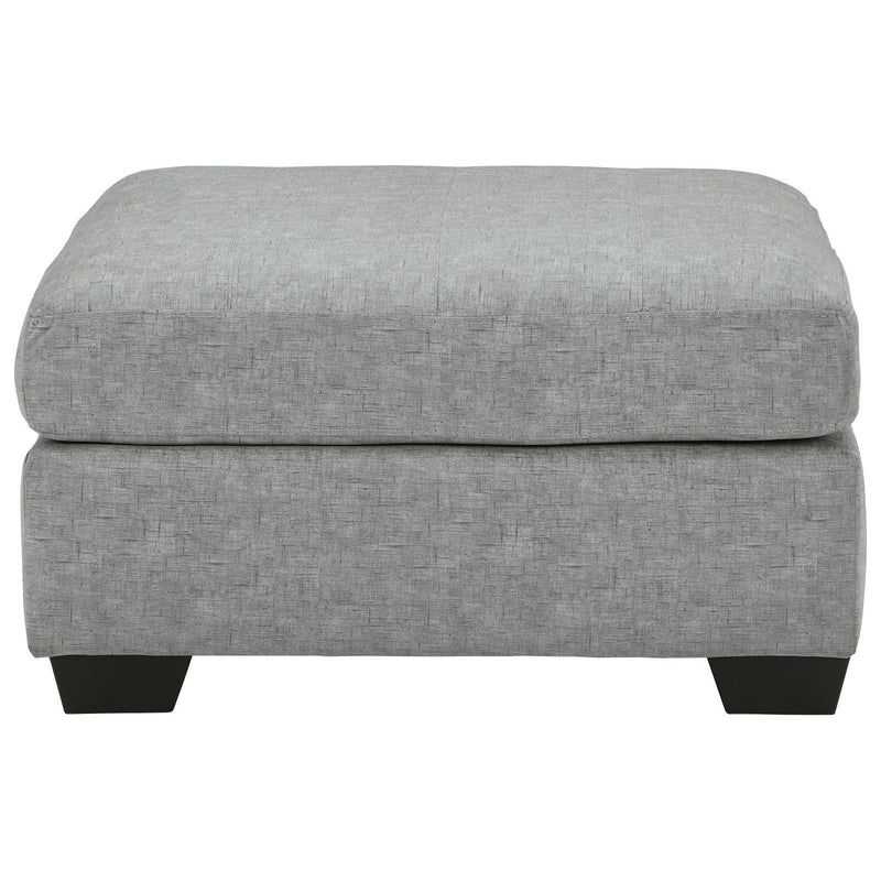 Falkirk - Steel - Oversized Accent Ottoman-Washburn's Home Furnishings