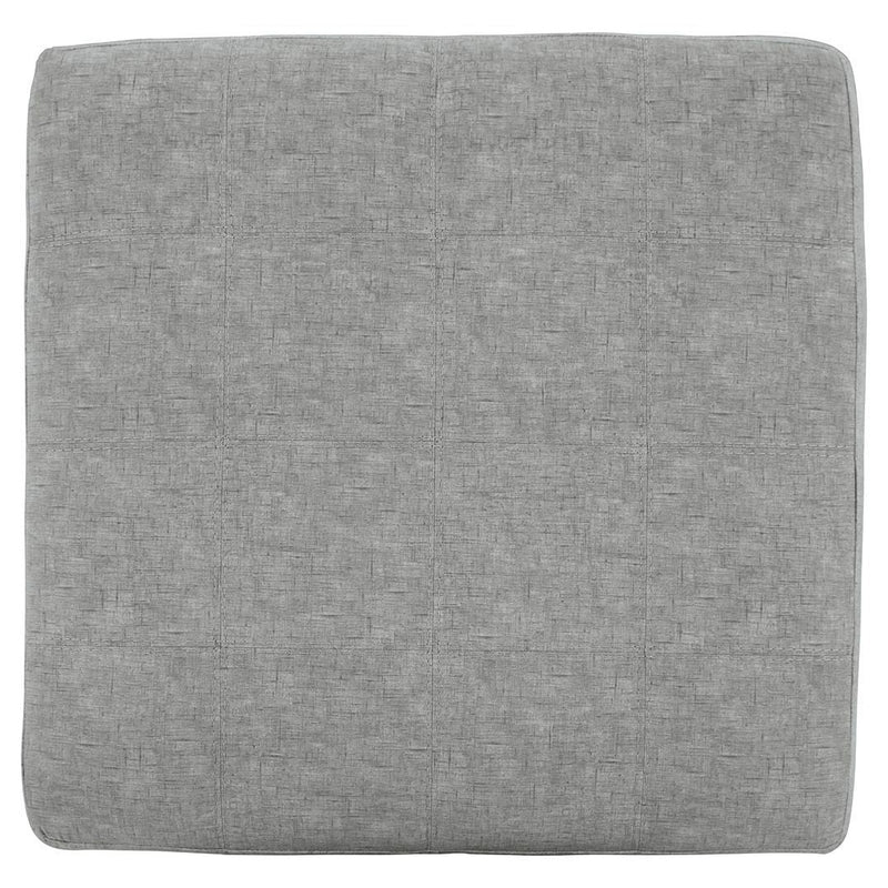 Falkirk - Steel - Oversized Accent Ottoman-Washburn's Home Furnishings