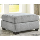 Falkirk - Steel - Oversized Accent Ottoman-Washburn's Home Furnishings